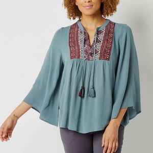 FRYE & CO. Blouse (Green.. see Pics)